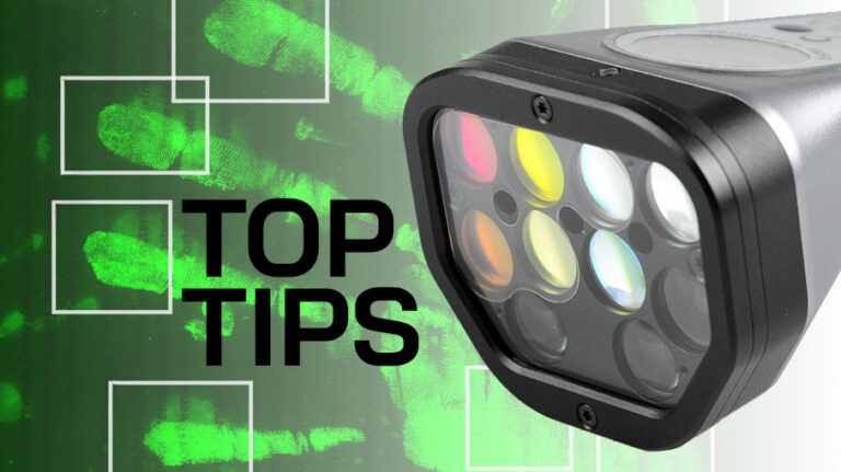 Top Tips: Using the Crime-lite X to Visualise Fingermarks Treated with 1,2-Indandione